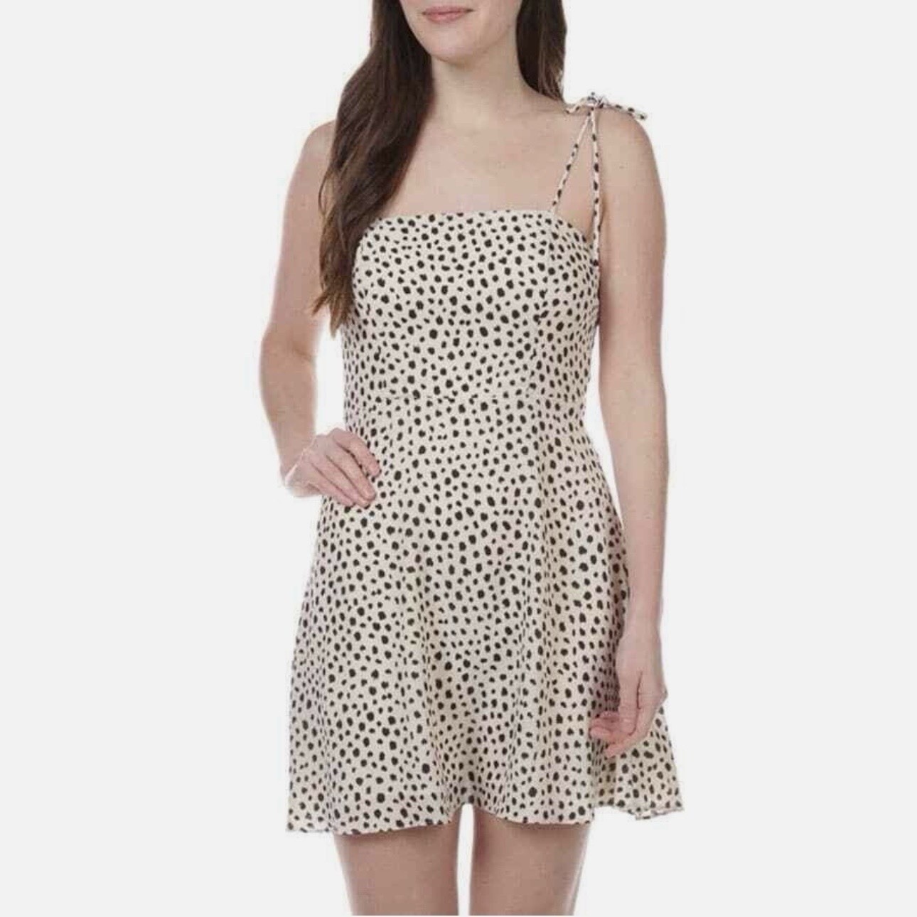 Lola And Grace Mini Fit And Flare Dress Womens Size Xs Roan Pattern Animal Print